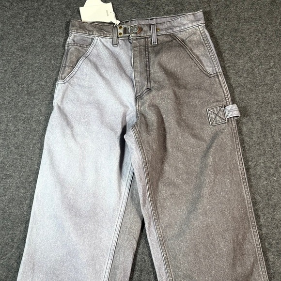 Objects IV Life Colorblock Denim Carpenter Jeans Baggy Fit Women's Size 26‎ NWT - Picture 3 of 11